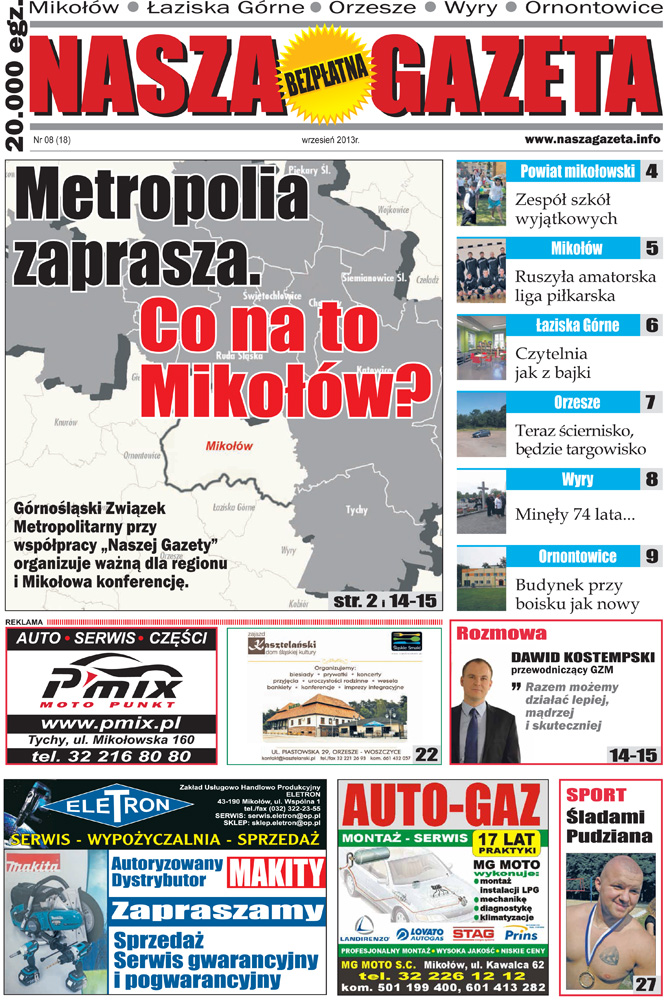 E-wydanie "Nasza Gazeta" - wrzesień 2013