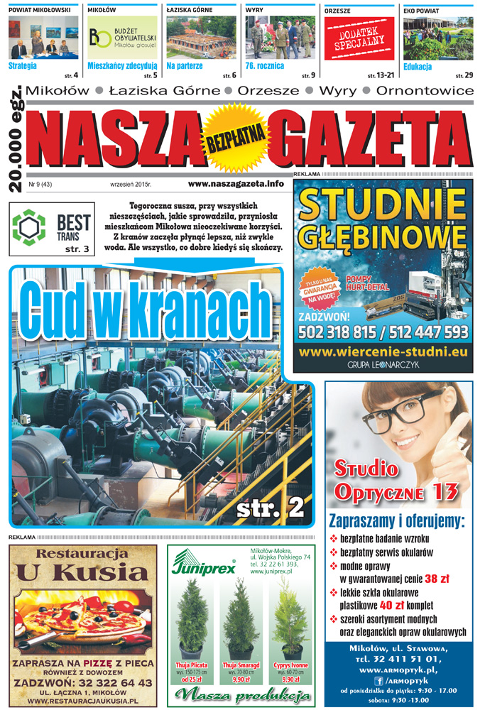 E-wydanie "Nasza Gazeta" - wrzesień 2015