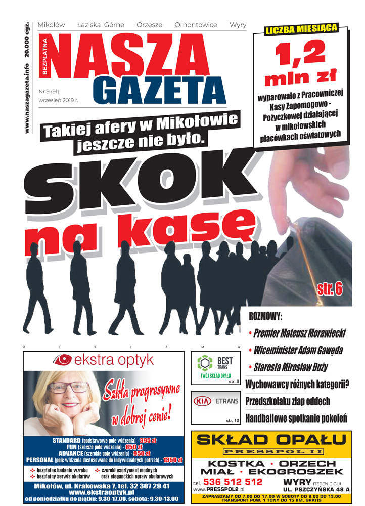 E-wydanie "Nasza Gazeta" - wrzesień 2019