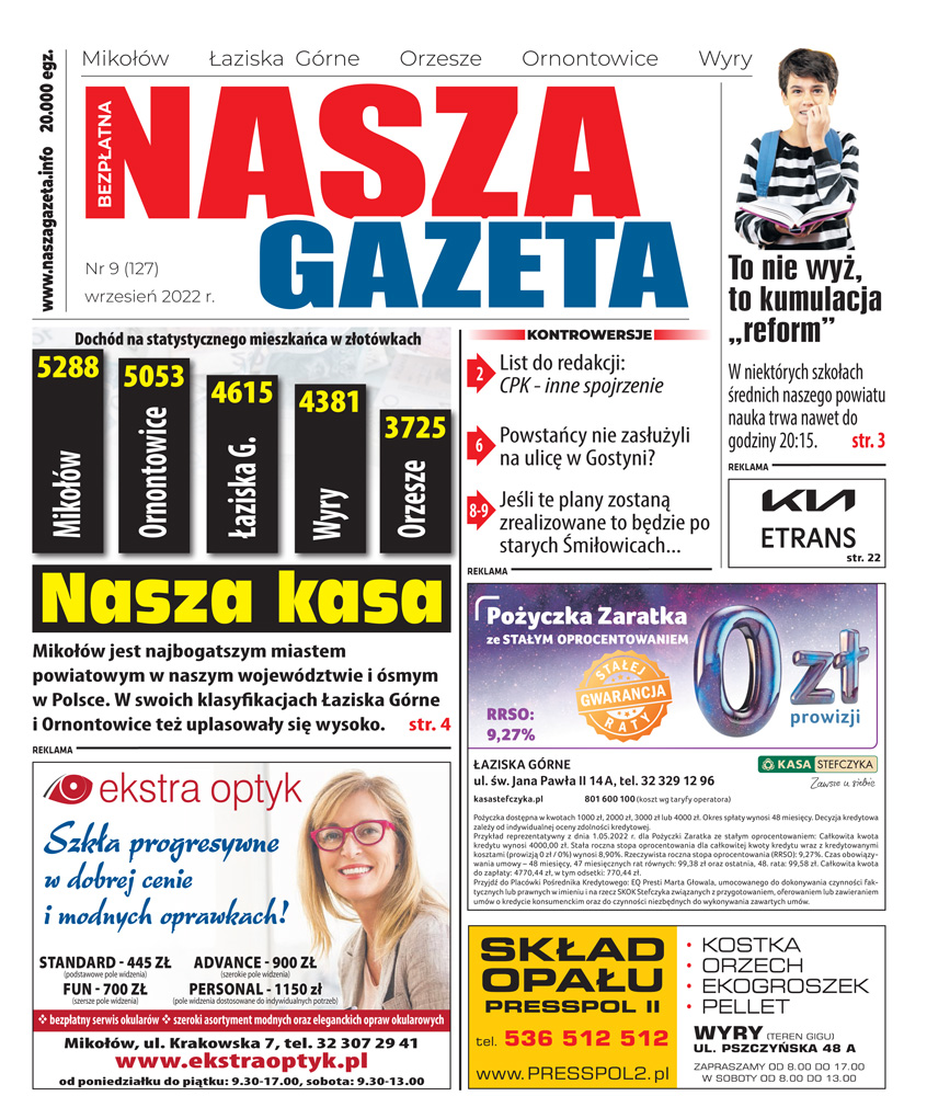 E-wydanie "Nasza Gazeta" - wrzesień 2022