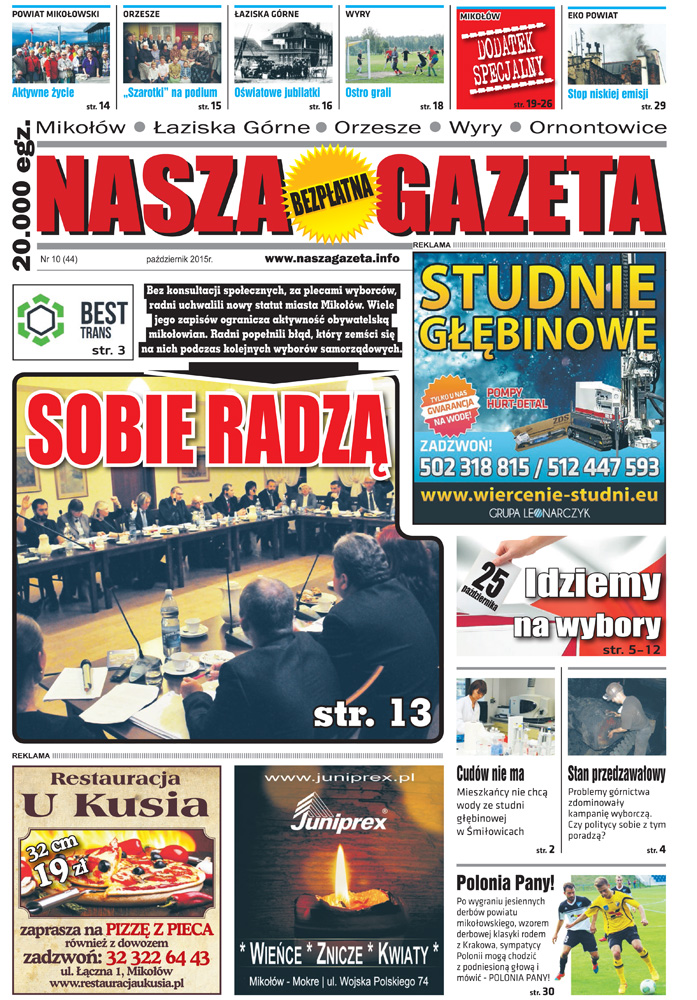 E-wydanie "Nasza Gazeta" - październik 2015