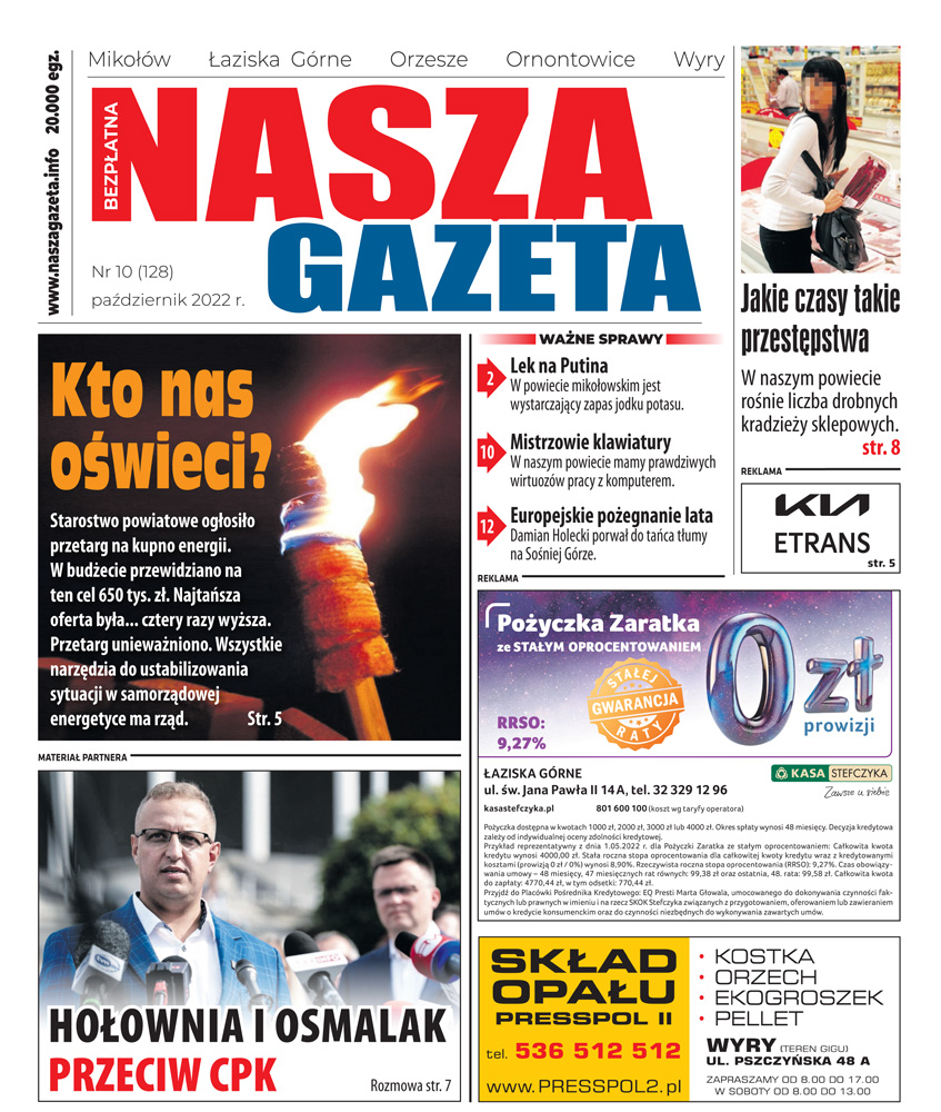 E-wydanie "Nasza Gazeta" - październik 2022