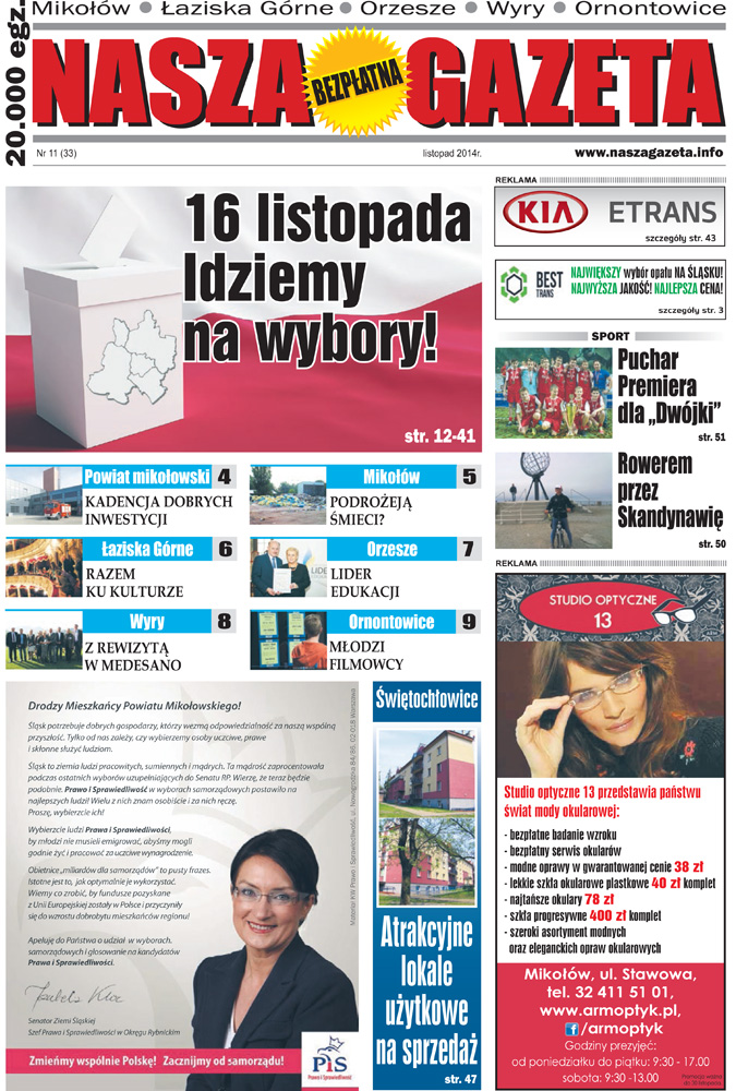 E-wydanie "Nasza Gazeta" - listopad 2014