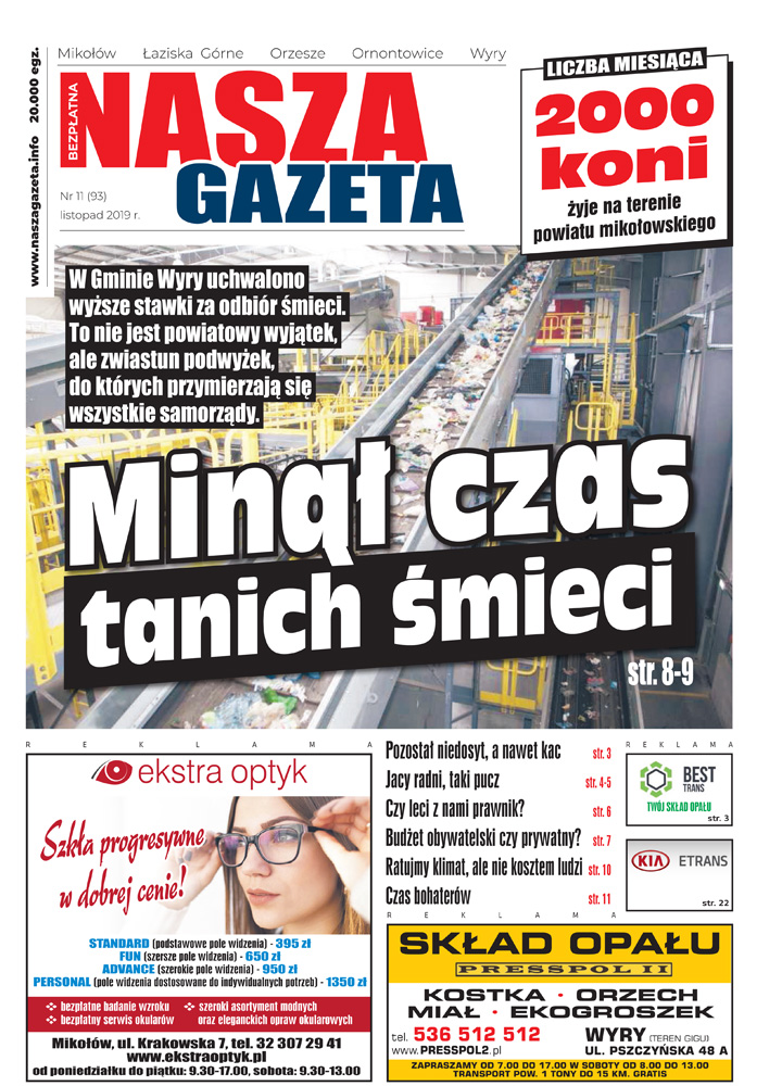 E-wydanie "Nasza Gazeta" - listopad 2019