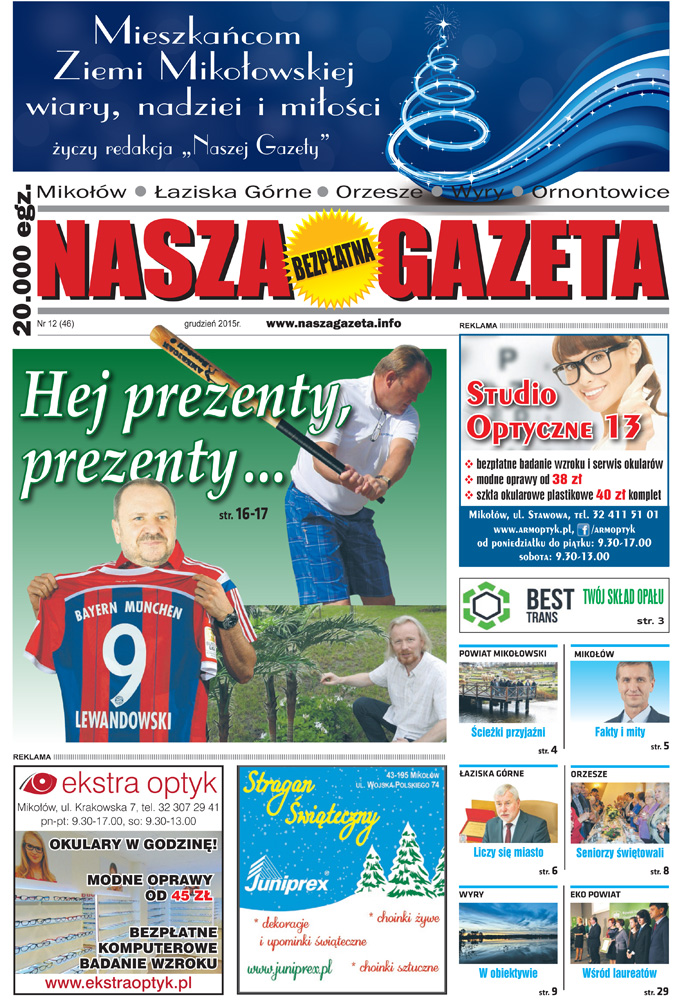 E-wydanie "Nasza Gazeta" - grudzień 2015