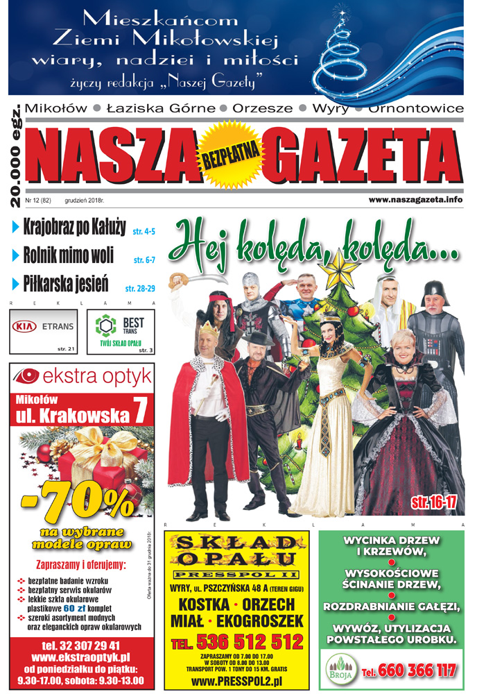 E-wydanie "Nasza Gazeta" - grudzień 2018