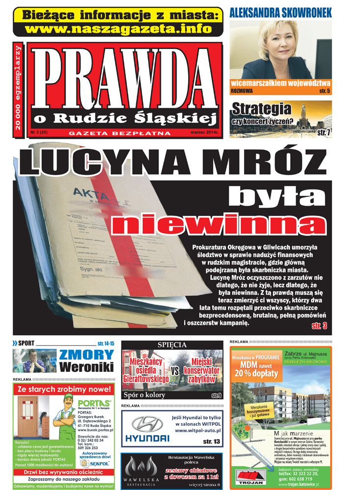 E-wydanie "Prawda o Rudzie Śląskiej" - marzec 2014