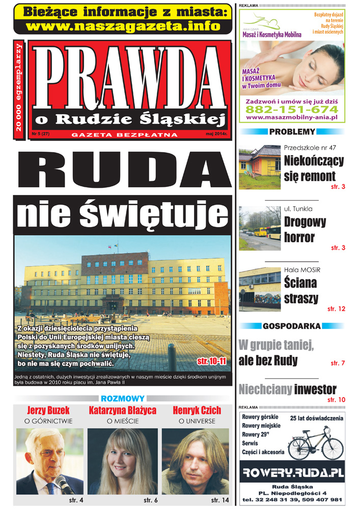 E-wydanie "Prawda o Rudzie Śląskiej" - maj 2014