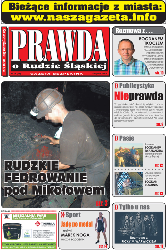 E-wydanie "Prawda o Rudzie Śląskiej" - sierpień 2013