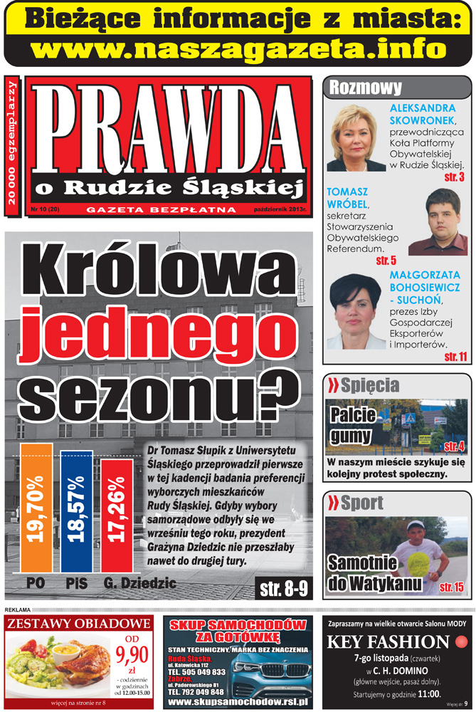 E-wydanie "Prawda o Rudzie Śląskiej" - październik 2013