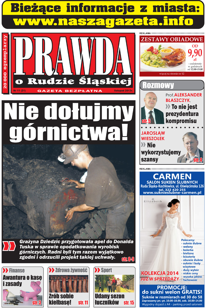 E-wydanie "Prawda o Rudzie Śląskiej" - listopad 2013