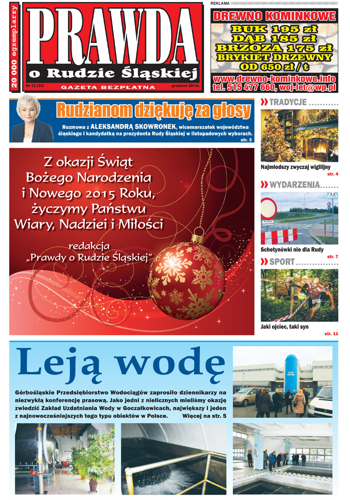 E-wydanie "Prawda o Rudzie Śląskiej" - grudzień 2014